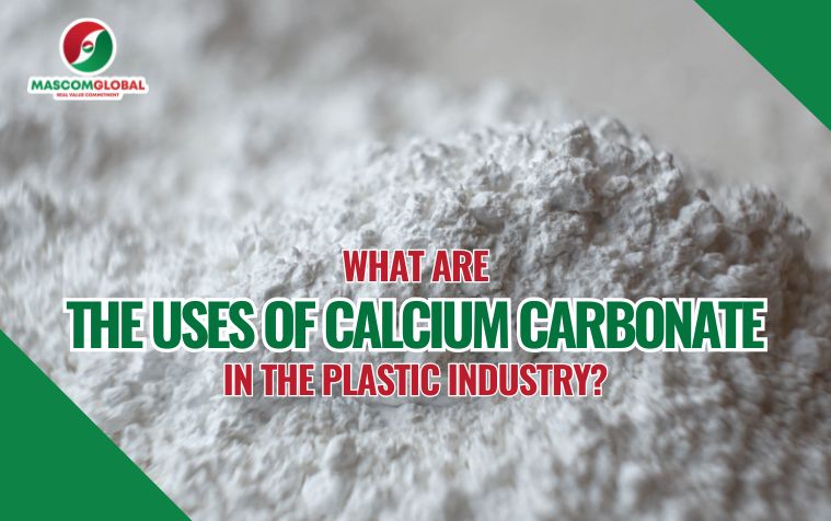 What are the uses of calcium carbonate in the plastic industry?