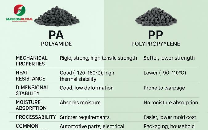 Vietnam PA vs. PP Glassfiber Compounds Key Differences That Matter