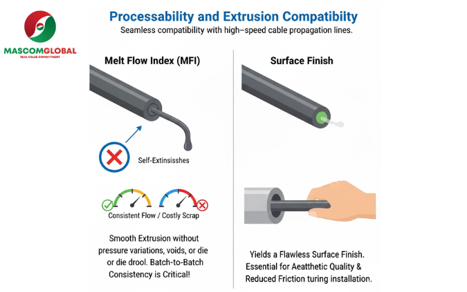 Processability and Extrusion Compatibility 