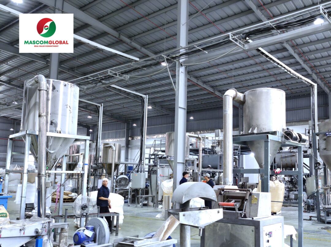 Additive Masterbatch production line at Mascom Global factory